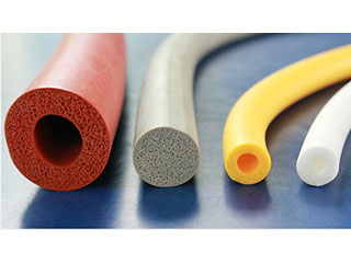 Foamed silicone hose
